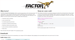 Desktop Screenshot of factorcode.org